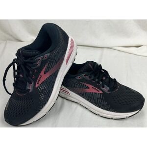 Brooks Addiction GTS 15 Women's Running Shoes‎ Sz 8.5 Medium, Black Pink.